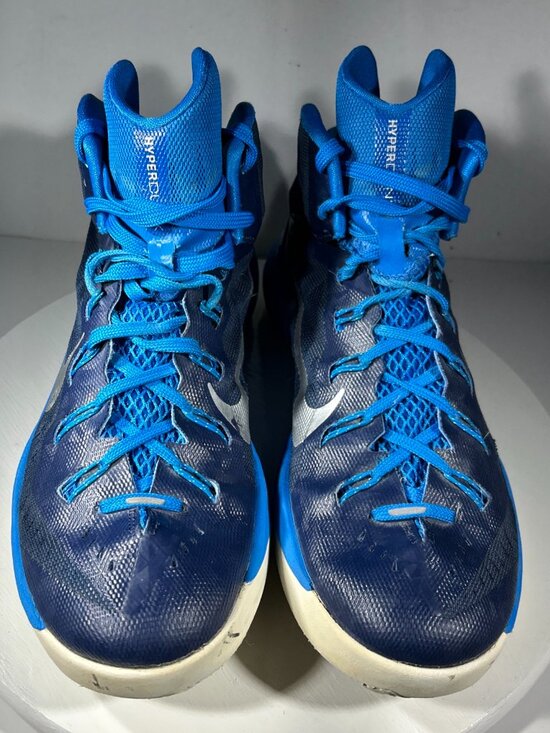 Nike Hyperdunk TB Mens Basketball Shoes Size 11.5 Blue Silver Dunk Sneakers 2014 main image 5